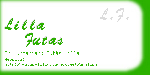 lilla futas business card