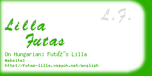 lilla futas business card